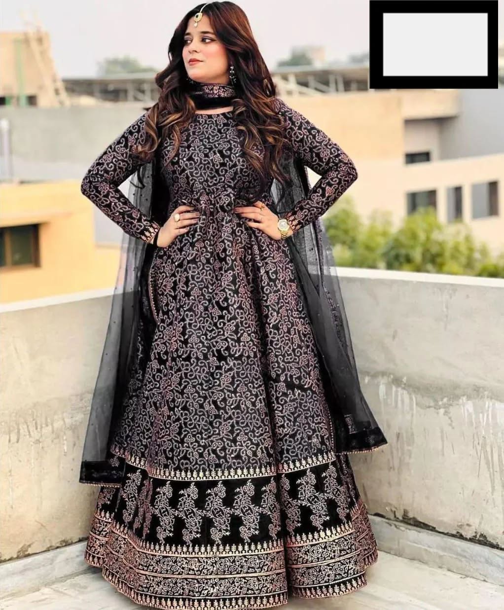 Fancy Samooz Silk Printed Maxi 3 pieces For Girls