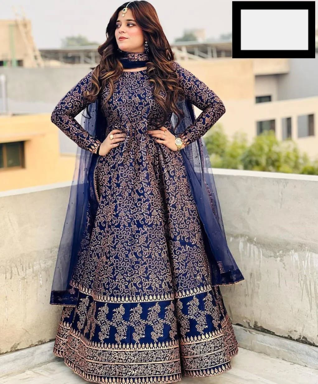 Fancy Samooz Silk Printed Maxi 3 pieces For Girls