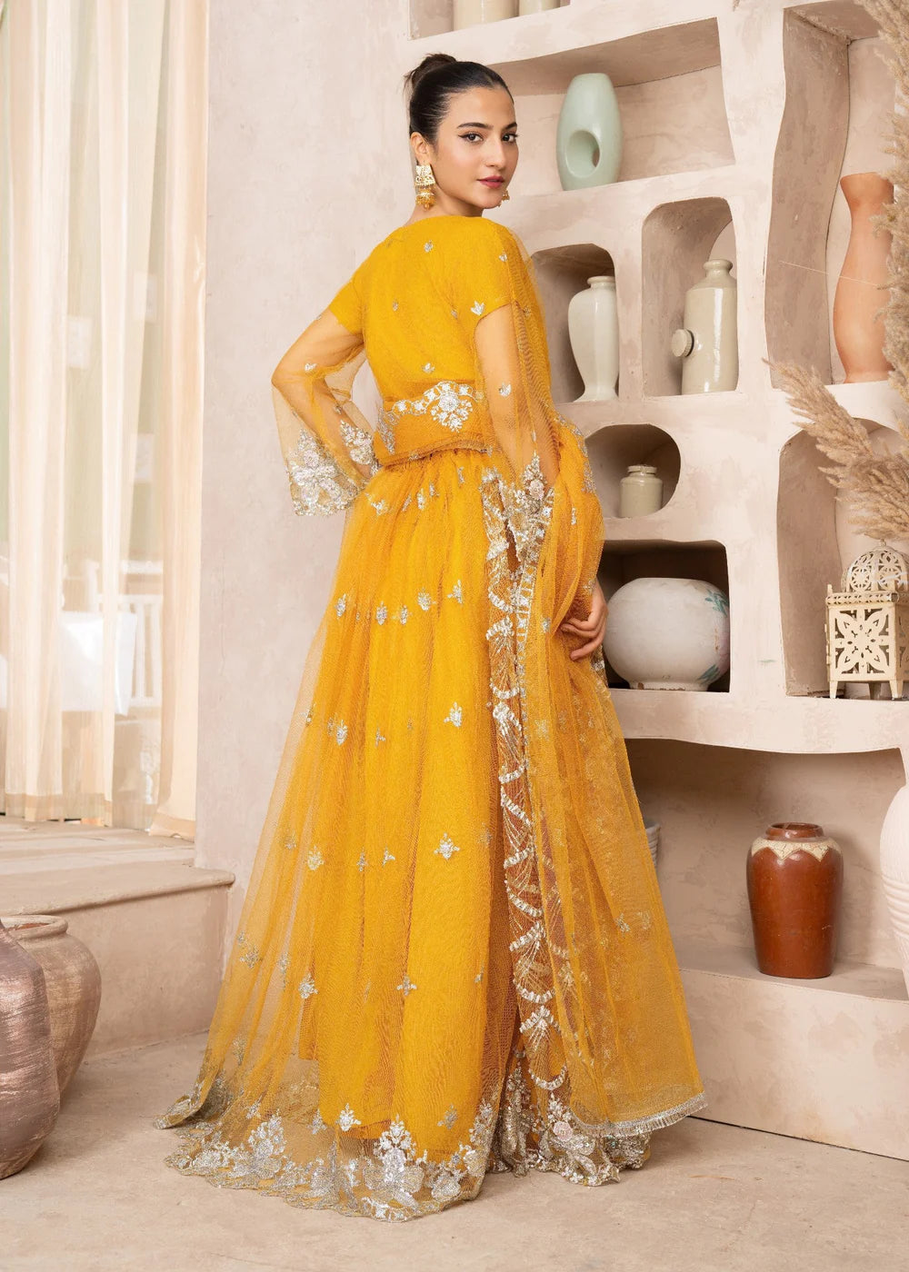 Yellow 3-Piece Lehenga