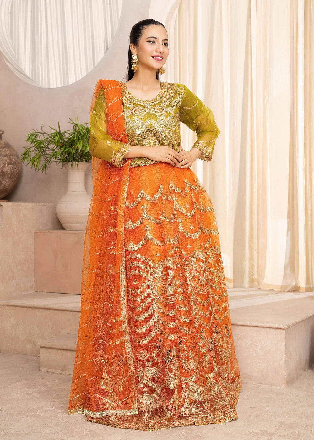 Multi-Color 3-Piece Lehenga