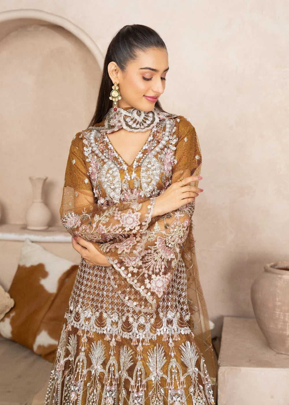 Bronze 3-Piece Lehenga