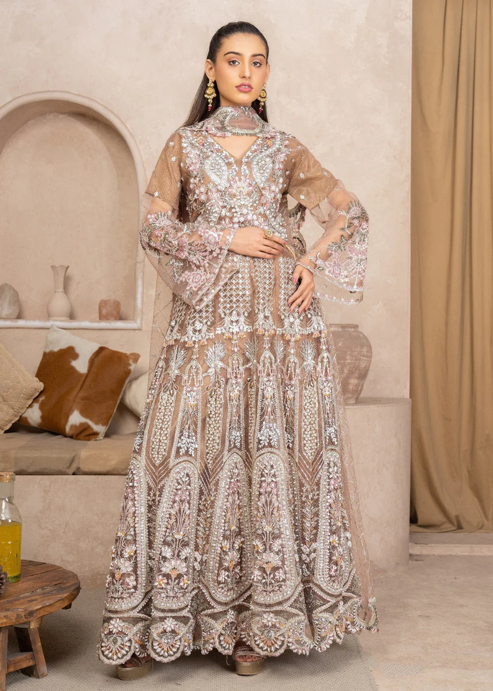 Sand 3-Piece Lehenga