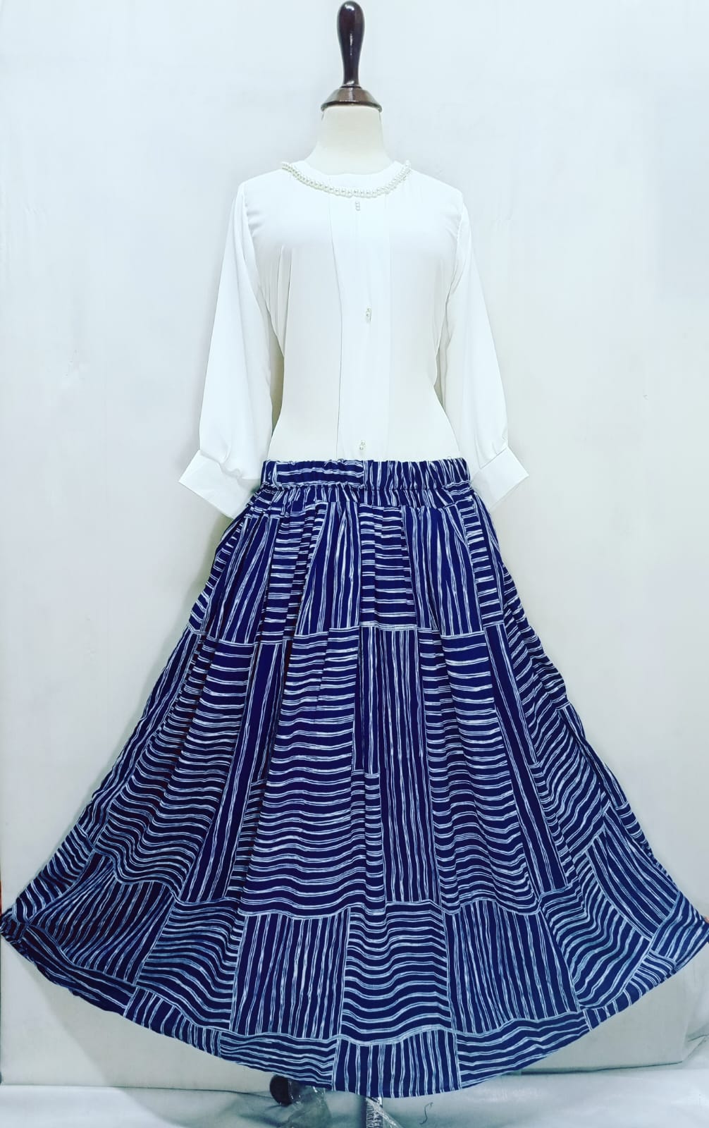White Imported Skirt Set