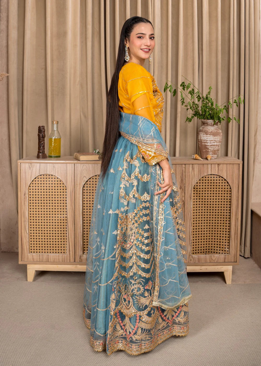 Multi-Color 3-Piece Lehenga
