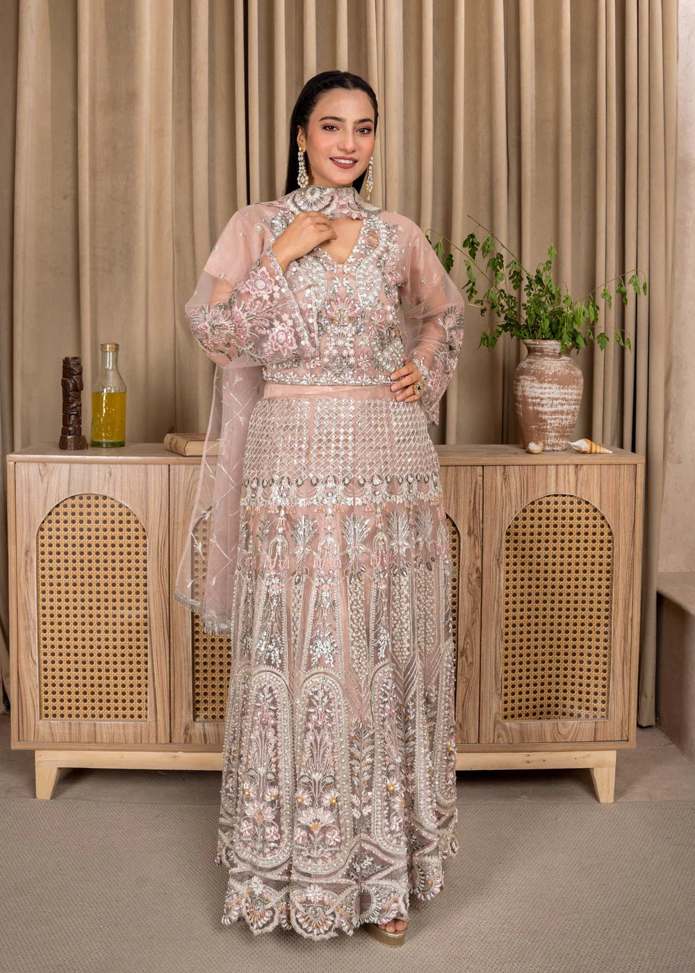 Tea Rose 3-Piece Lehenga