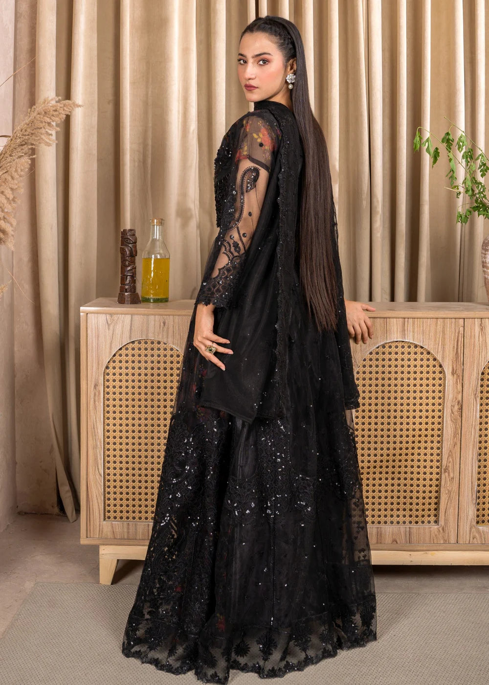 Black Festive Lehenga