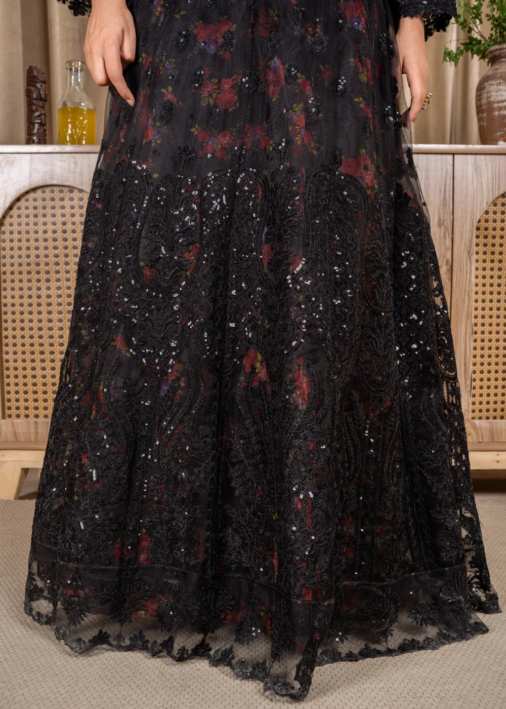 Black Festive Lehenga