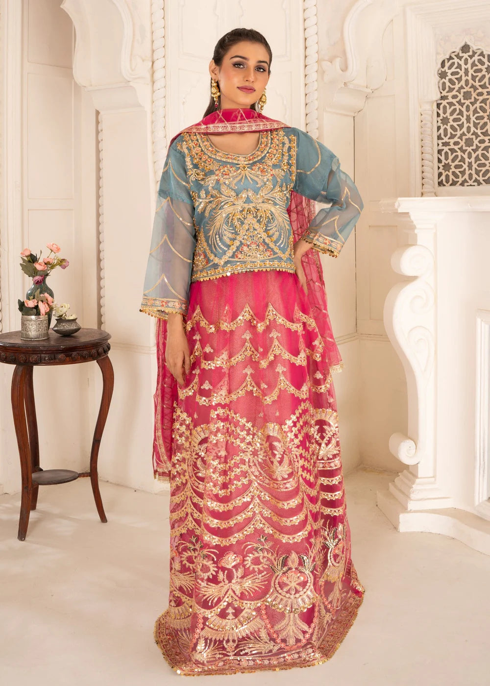 Multi-Color 3-Piece Lehenga