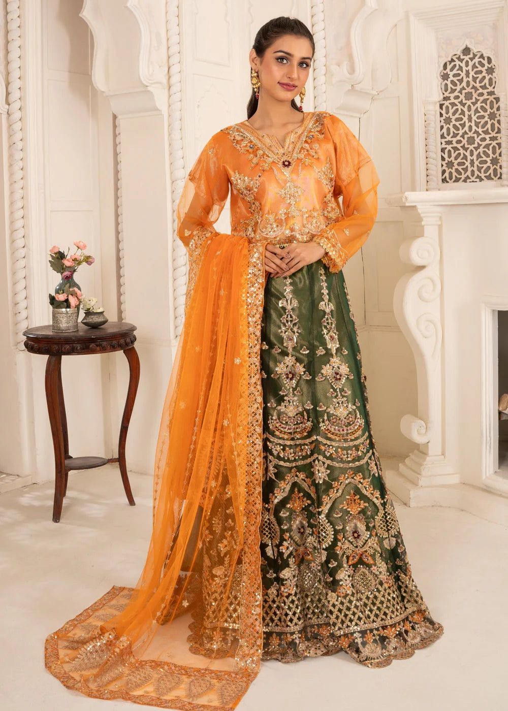 Multi-Color 3-Piece Lehenga