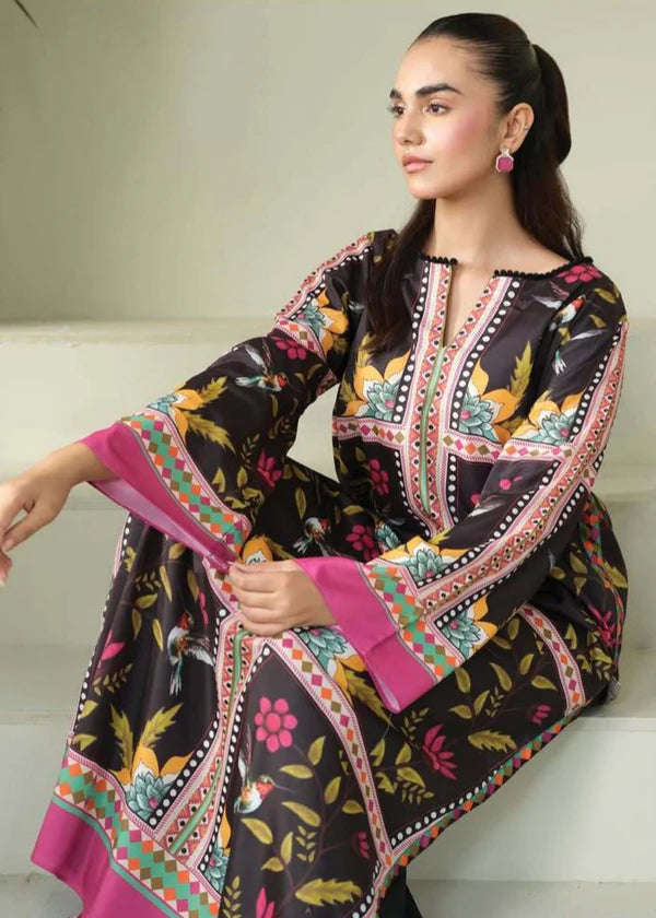 Gul Bahar Black – 2Piece Co-ord Set