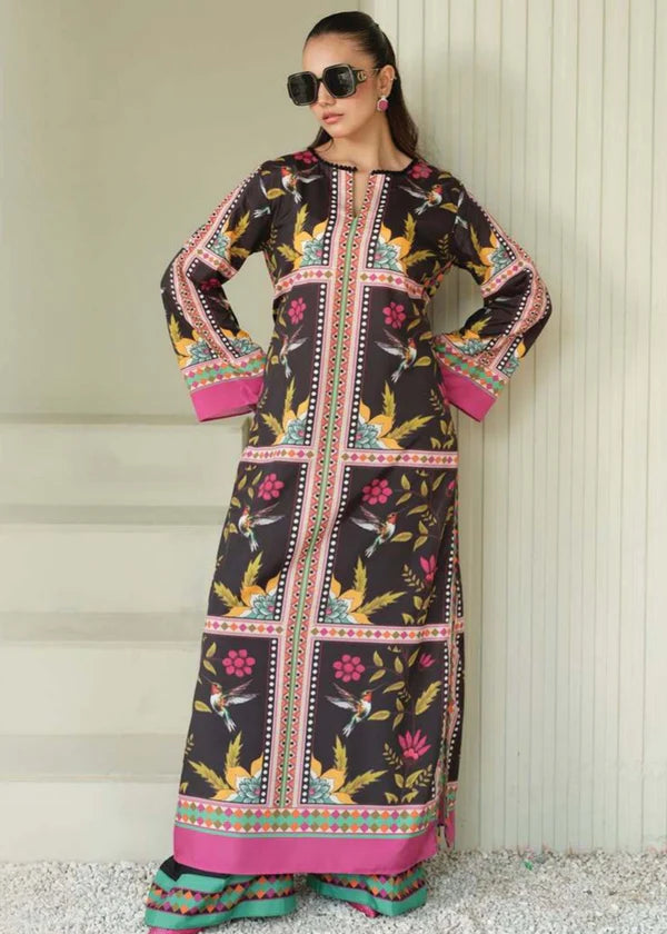 Gul Bahar Black – 2Piece Co-ord Set